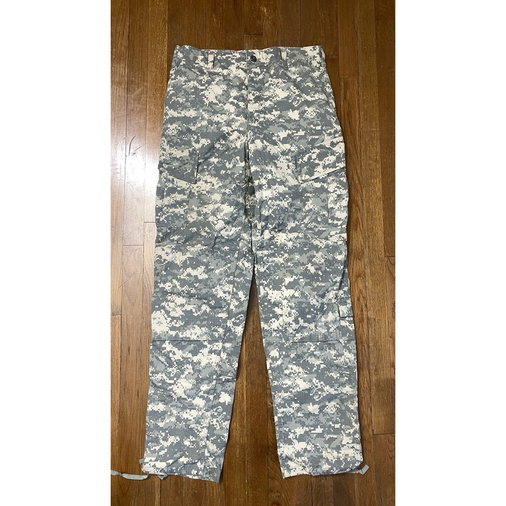 Mens Camo Cargo Pants Military Utility Hunting Ripstop Baggy Tactical Streetwear